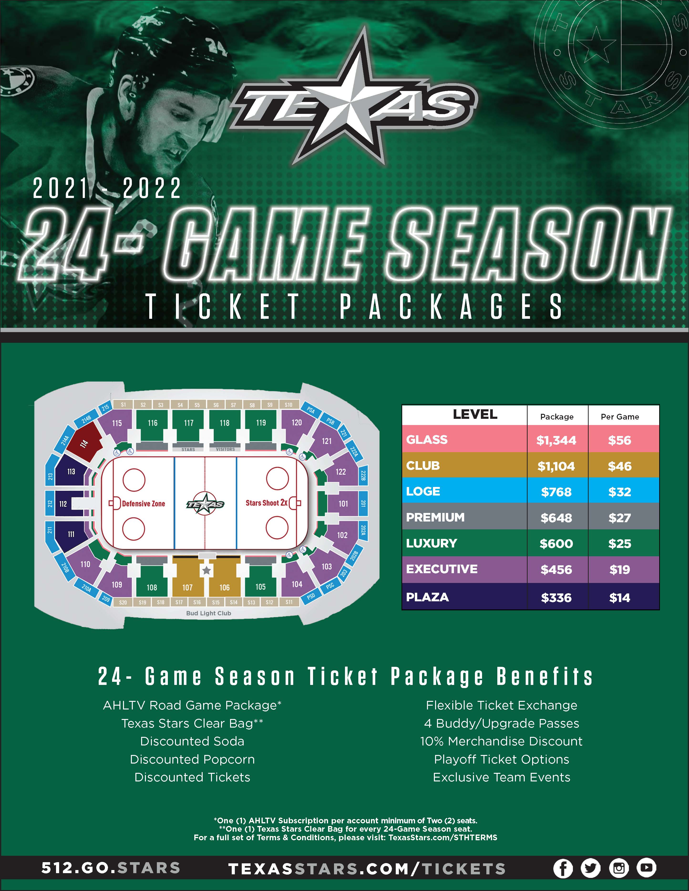 10 - Game Season Tickets | Texas Stars | AHL Affiliate to Dallas Stars