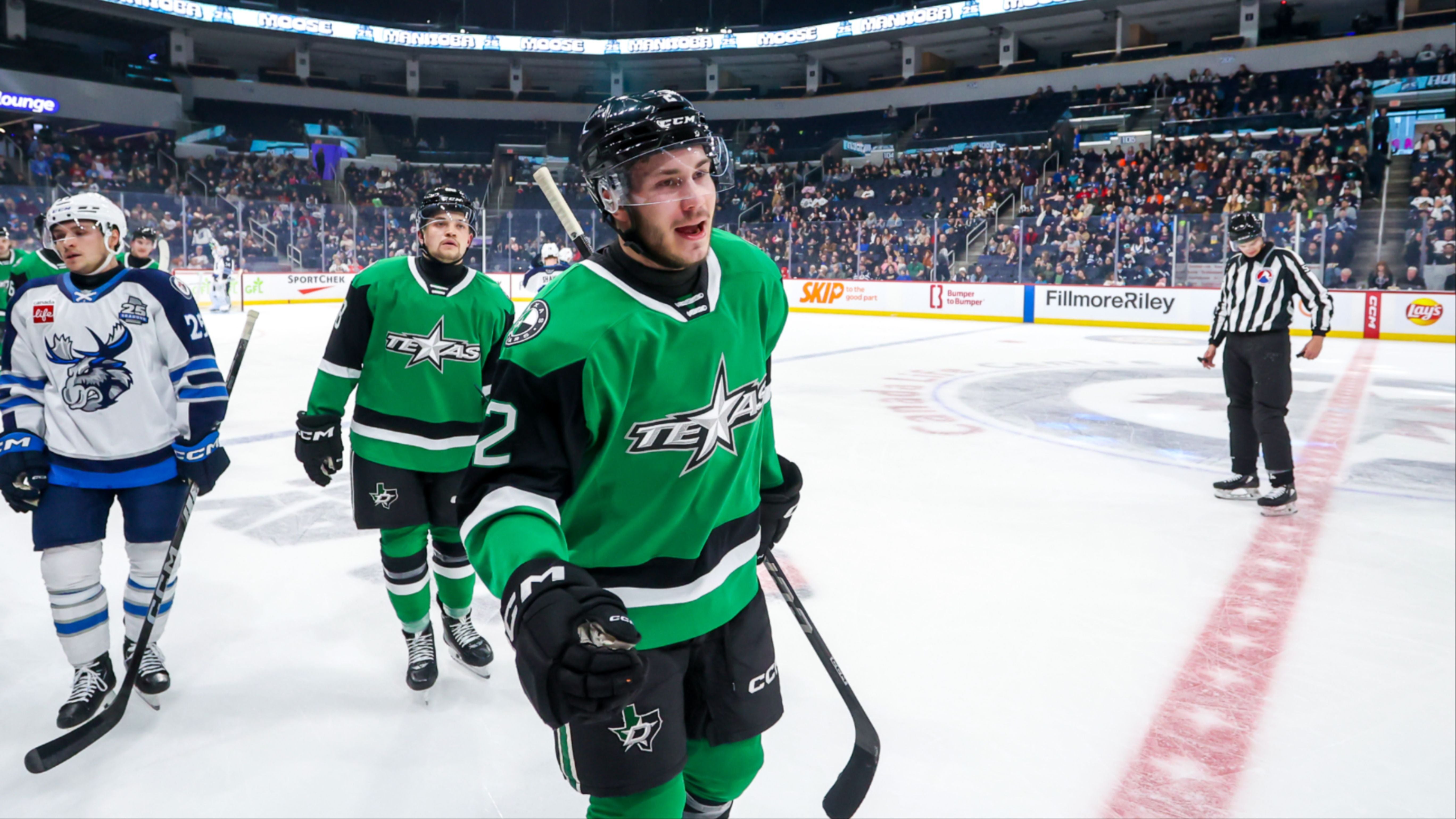 Hyry Hat Trick Leads Stars to Victory in Manitoba